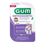 GUM Cera para ortodoncia incolora sabor menta-Estuche BAR x    5
