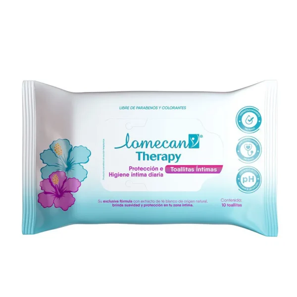 LOMECAN V THERAPY TOALLITAS INTIMAS X 10.