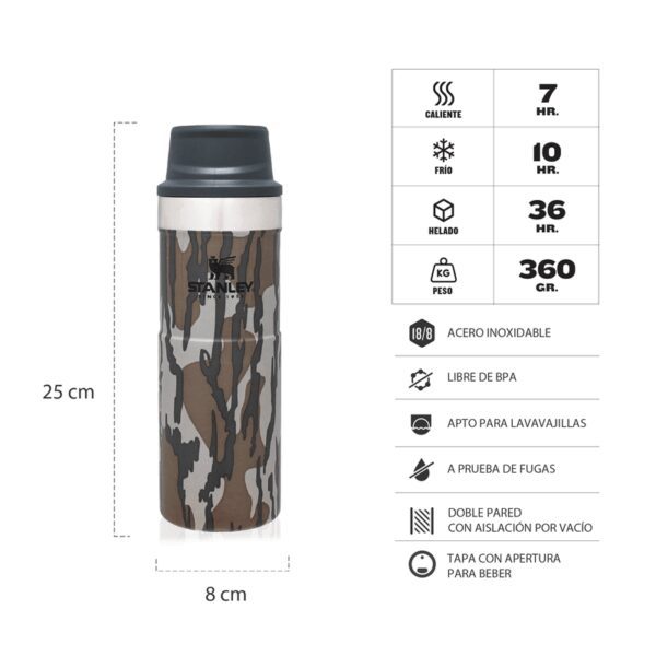 STANLEY VASO TERMICO STANLEY ONE HAND 473 ML - Imagen 3