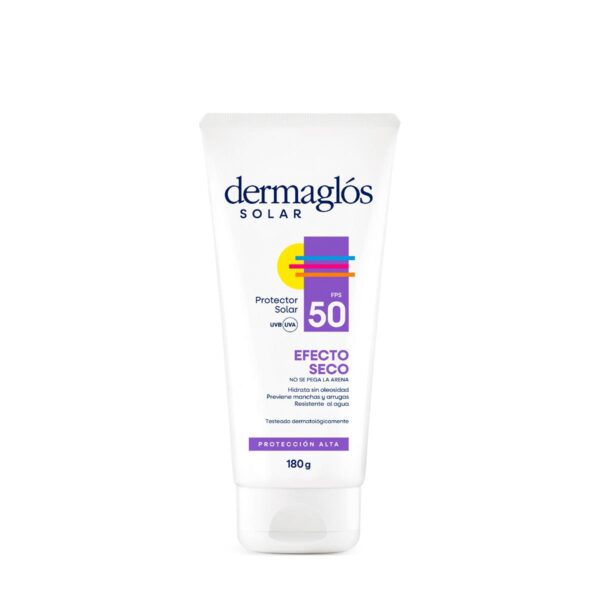 DERMAGLOS LINEA SOLAR FPS50 efecto seco   CRE x  180