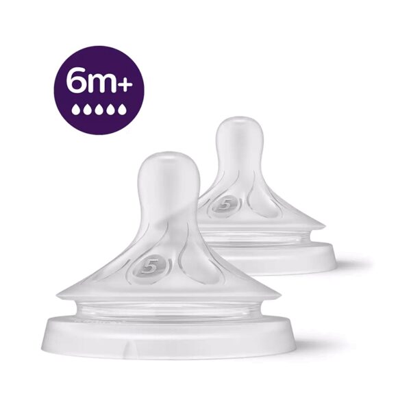 AVENT Tetinas Natural Response Philips Avent 6m+ Flujo Ultra Rápido
