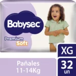 Pañales Babysec Premium Soft XG X 32 un