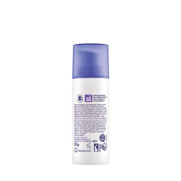 DERMAGLOS SOLAR F50 FACIAL FLUIDO SIN COLOR EMULSION x   50 ML - Imagen 5