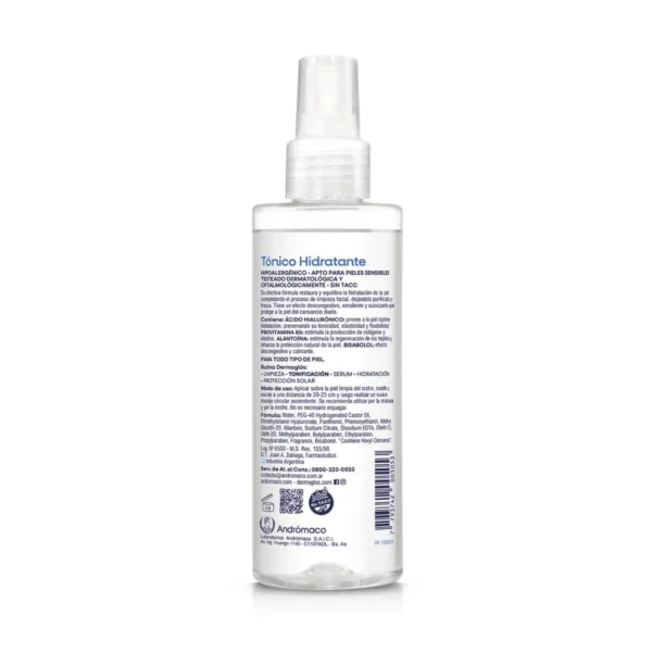 DERMAGLOS F Tónico Hidratante SPRAY x  200 ML - Imagen 3
