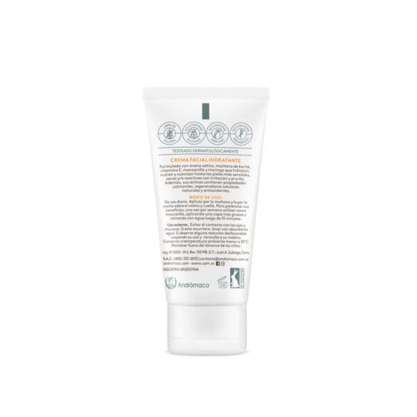 AVENO Crema Facial Hidratante  Pieles Sensibles y Secas X 50 ML - Imagen 3