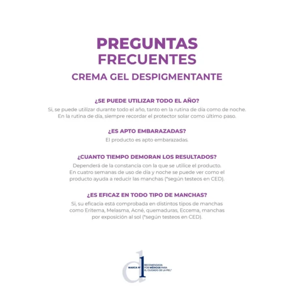 DERMAGLOS F DESPIGMENTANTE  CREMA x 50 ML - Imagen 2
