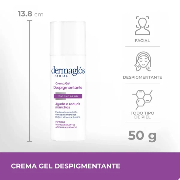 DERMAGLOS F DESPIGMENTANTE  CREMA x 50 ML - Imagen 3